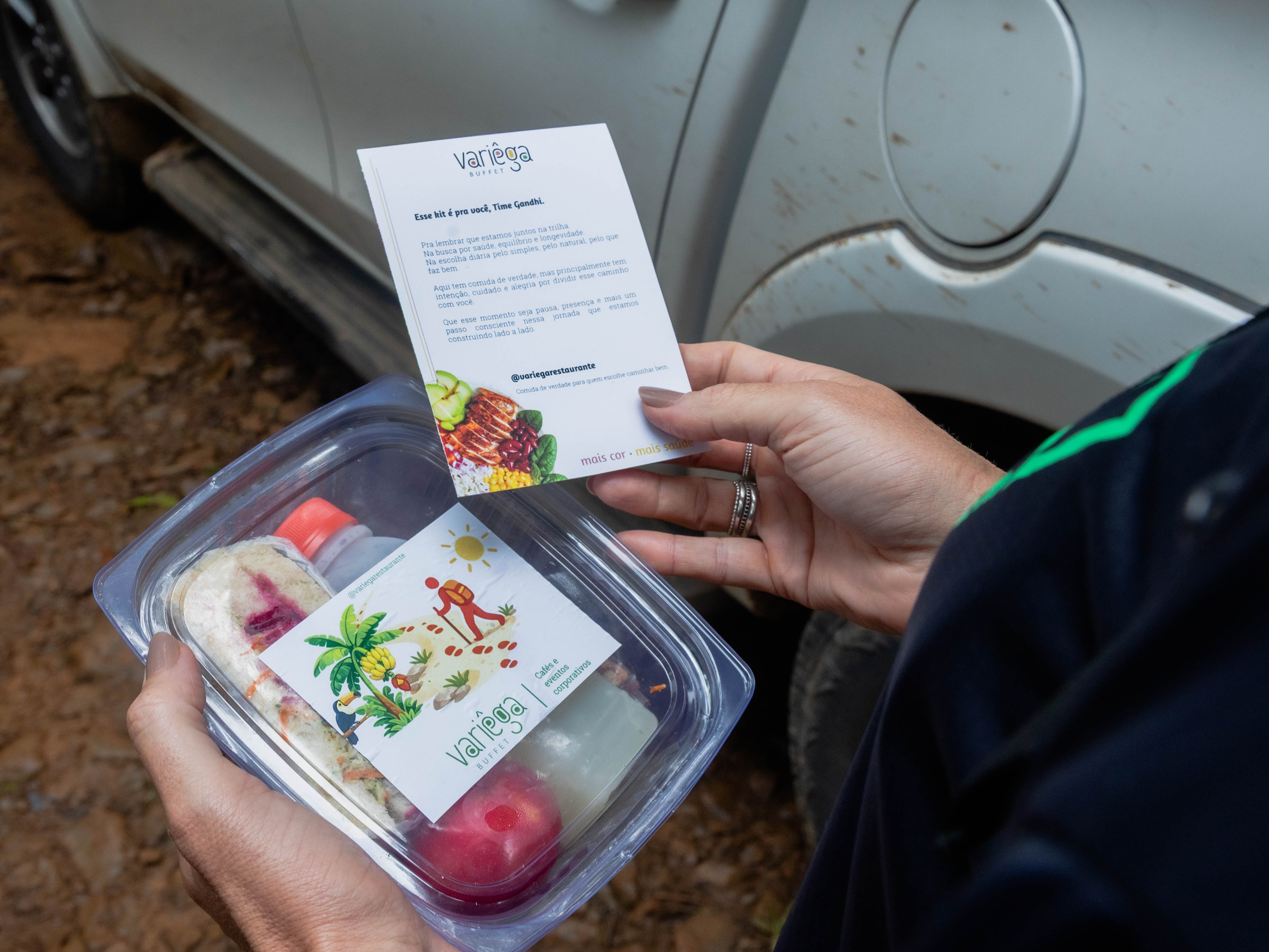 Trilha Cachoeira da Cortina Time Gandhi - Foto 9